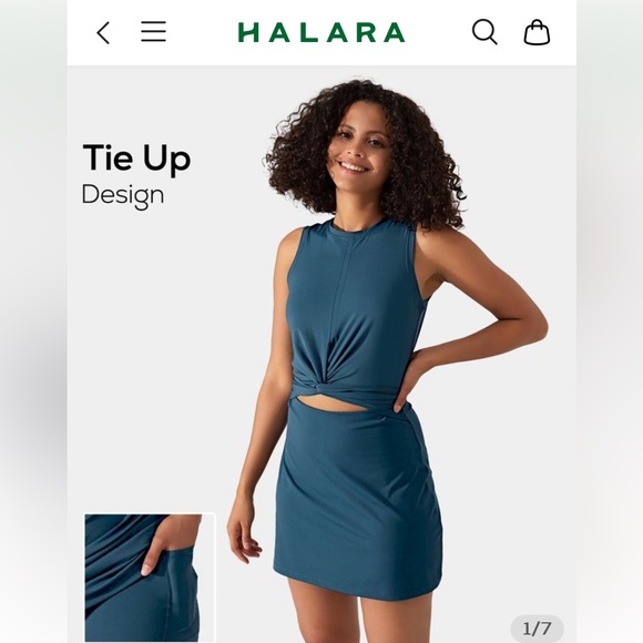 Halara IN MY FEELS Everyday Dress with matching short - Picture 1 of 11